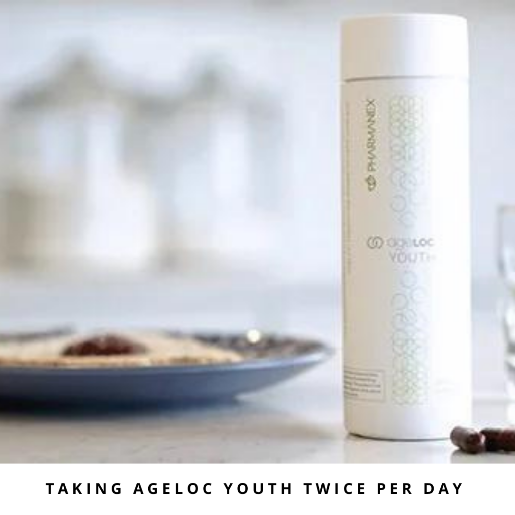 Taking Ageloc Youth Twice Per Day  