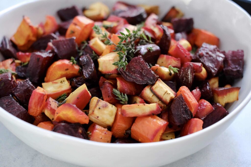 Beets, carrots parsnips