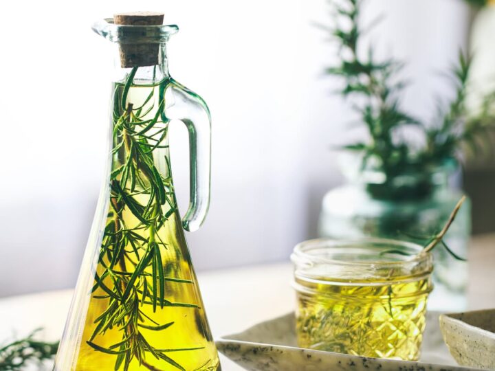 Rosemary garlic infused oil